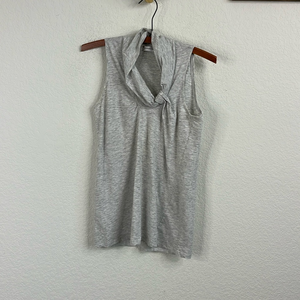 Rivamonti Sleeveless Twist Neck Top